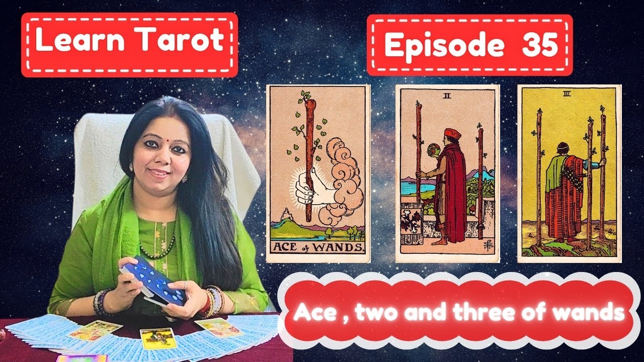 Ace to Three of Wands – New Beginnings, Plans & Progress | Learn Tarot Easily