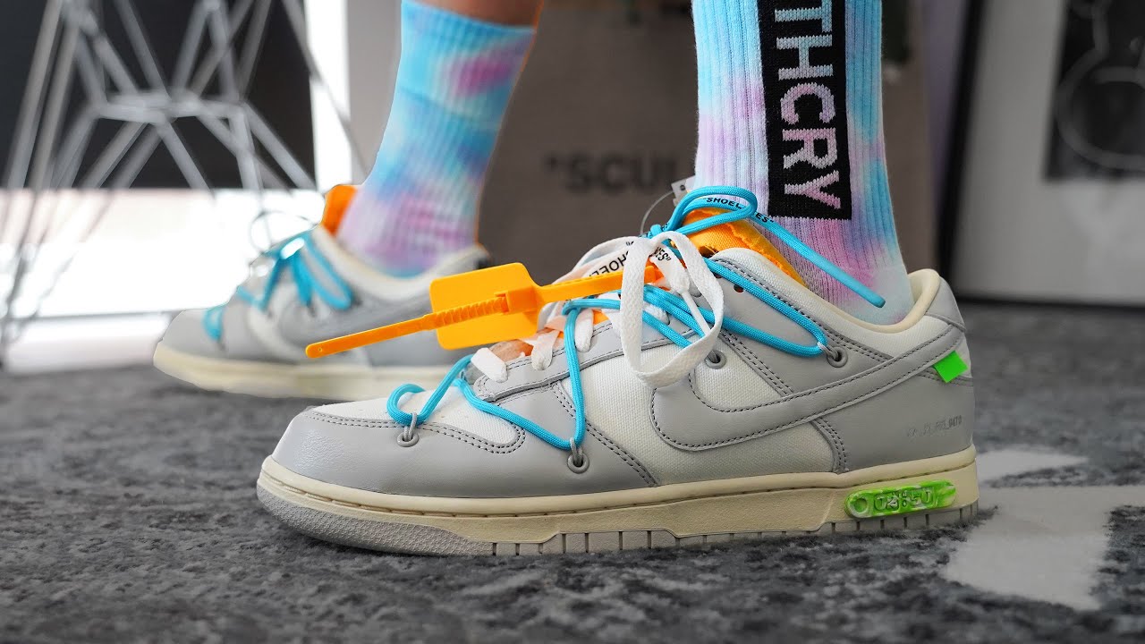 OFF-WHITE Nike Dunk Low The 50 ОБЗОР и для пеших прогулок