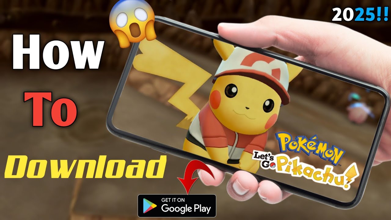 Pokemon Lets Go Pikachu download in android 2025 | How To download Pokemon Let's Go Pikachu 😱