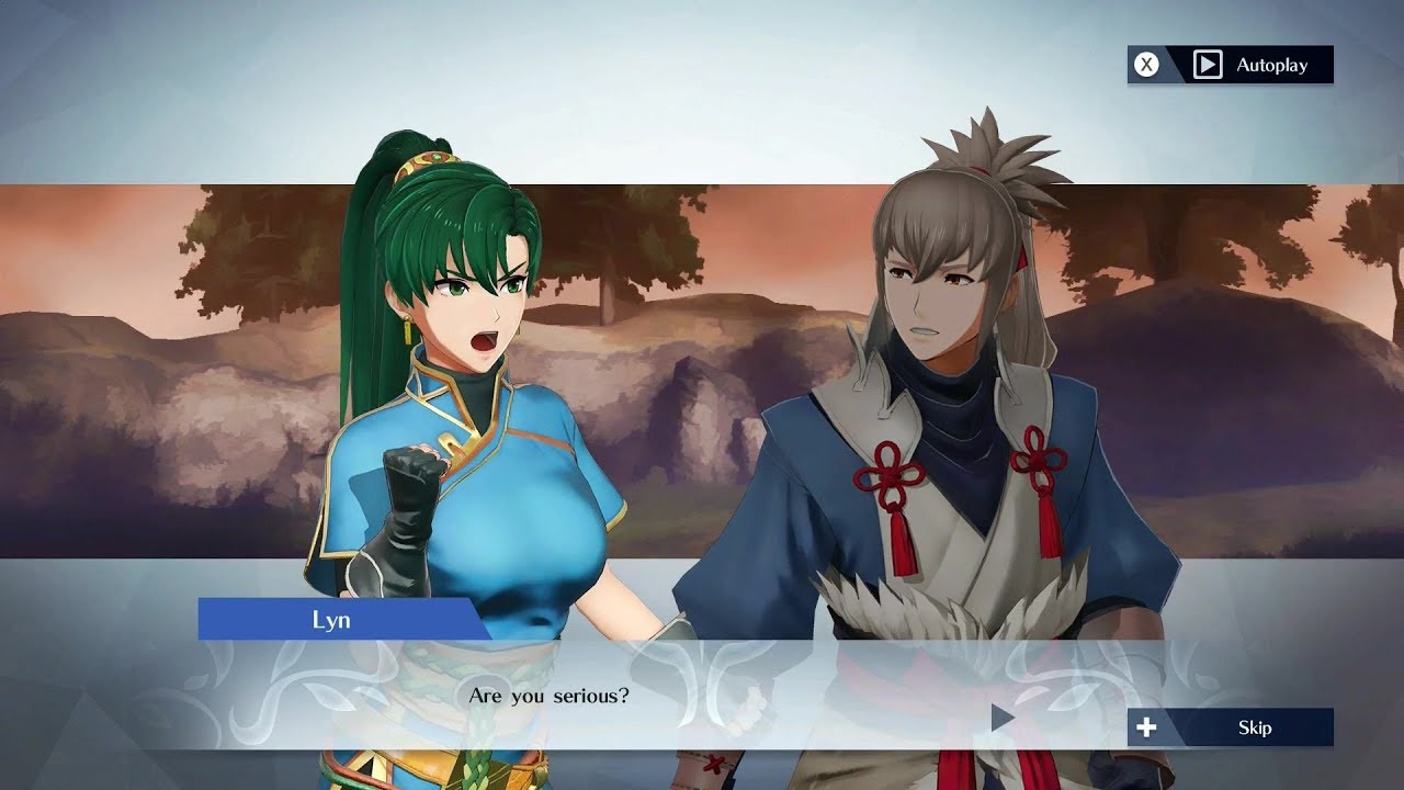 Fire Emblem Warriors - Lyn & Takumi Support Conversation