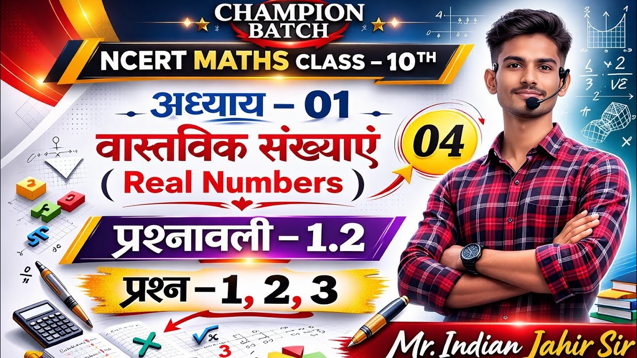 L - 04 vastvik sankhyayen class 10th maths | Class 10th maths chapter 1 #ncertsolutions