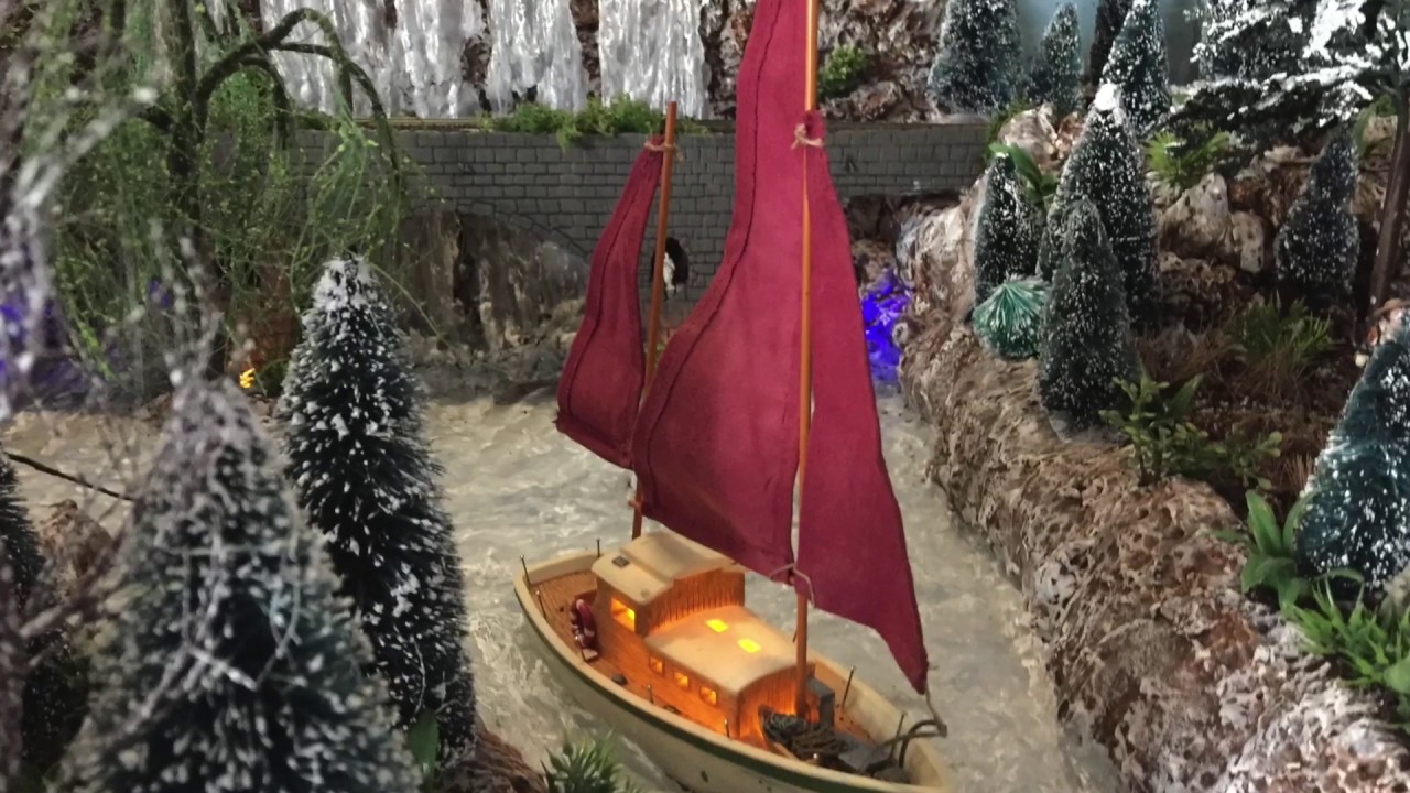 Christmas village 2016 - 2017 - Winter around the waterfall