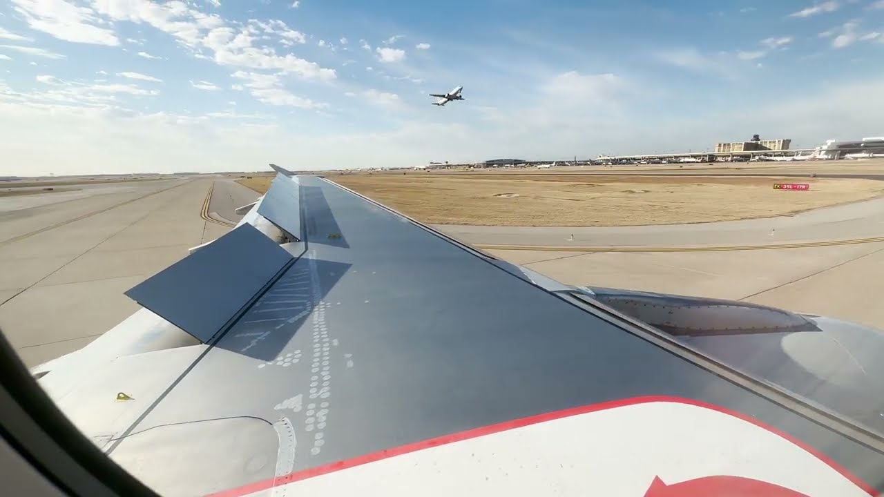 American Airlines A320 Departing Buffalo, NY (KBUF), Climb, and Landing in Dallas, TX (KDFW) N128UW