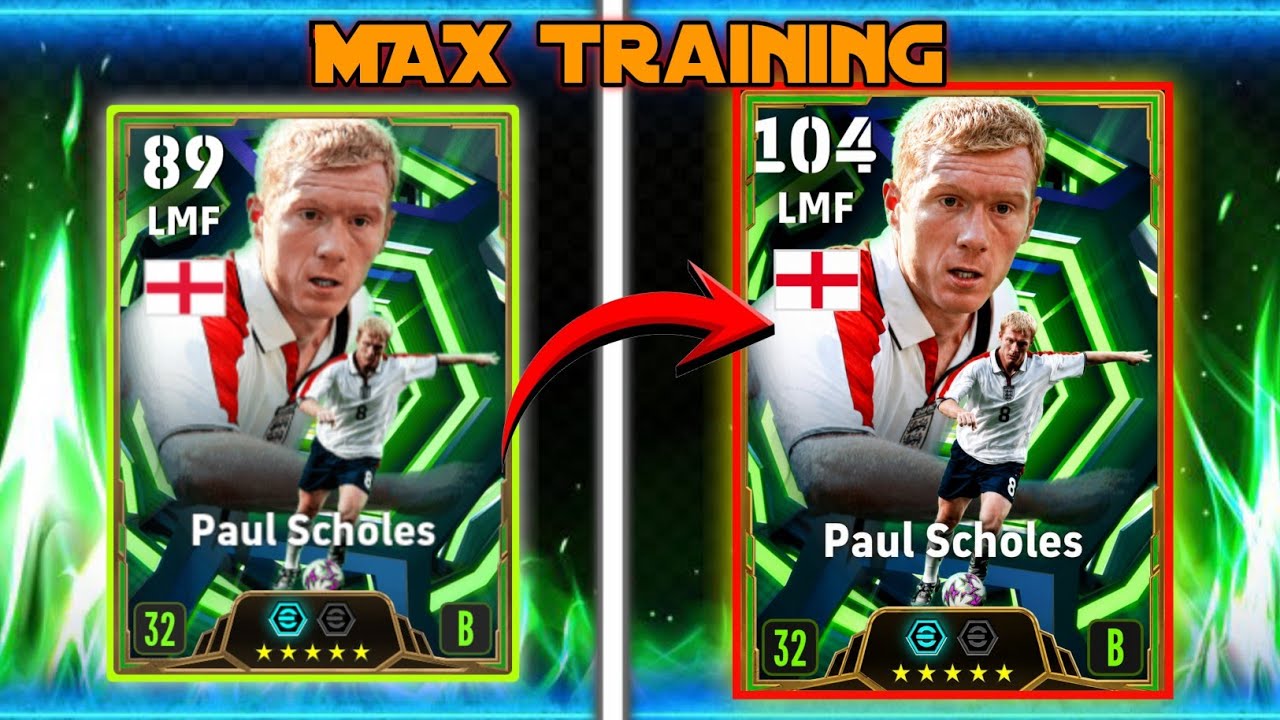 BEST TRAINING GUIDE FOR PAUL SCHOLES AND BOOSTER IN EFOOTBALL MOBILE 2026 🛑🔥