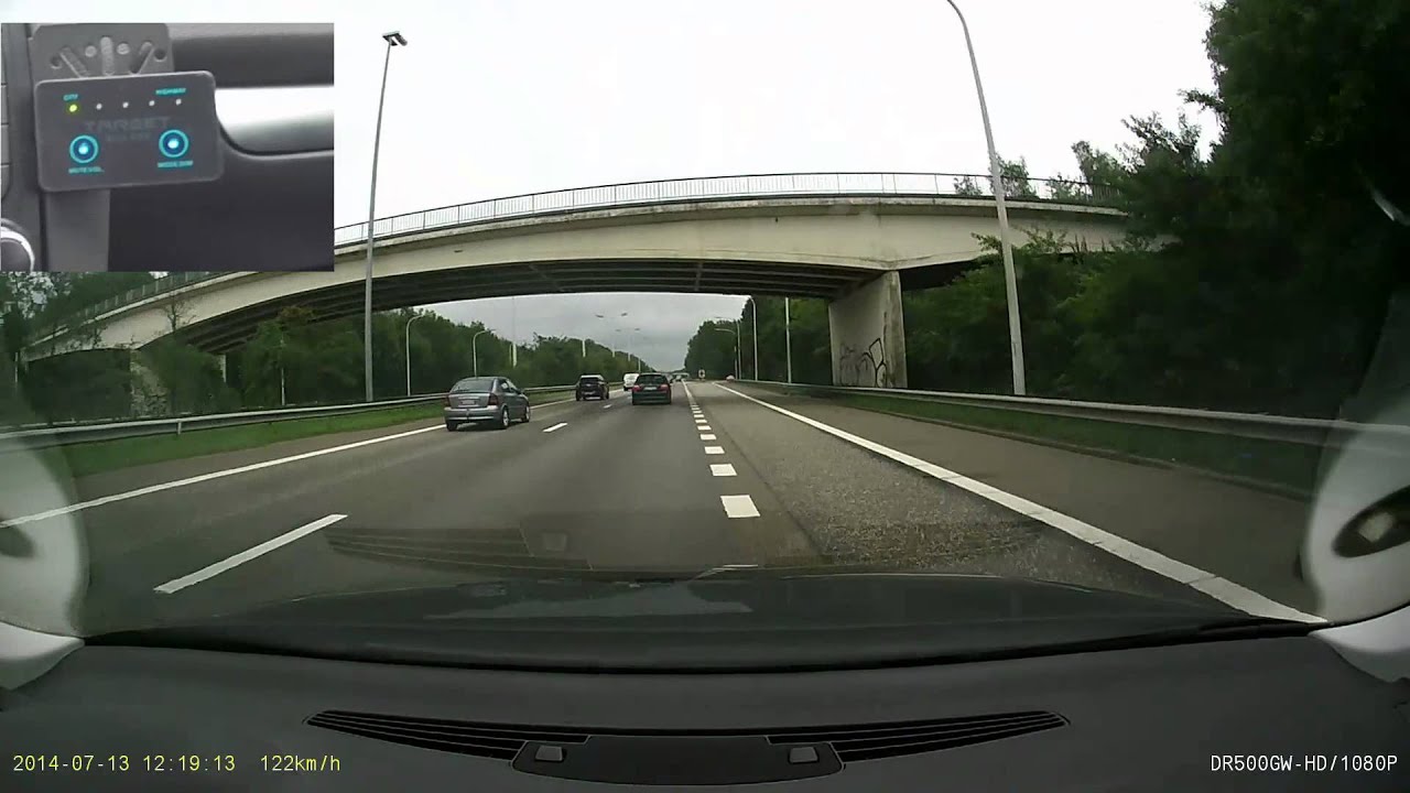 Target BluEye signaleert Audi A4 van de Federale Politie (Belgie)