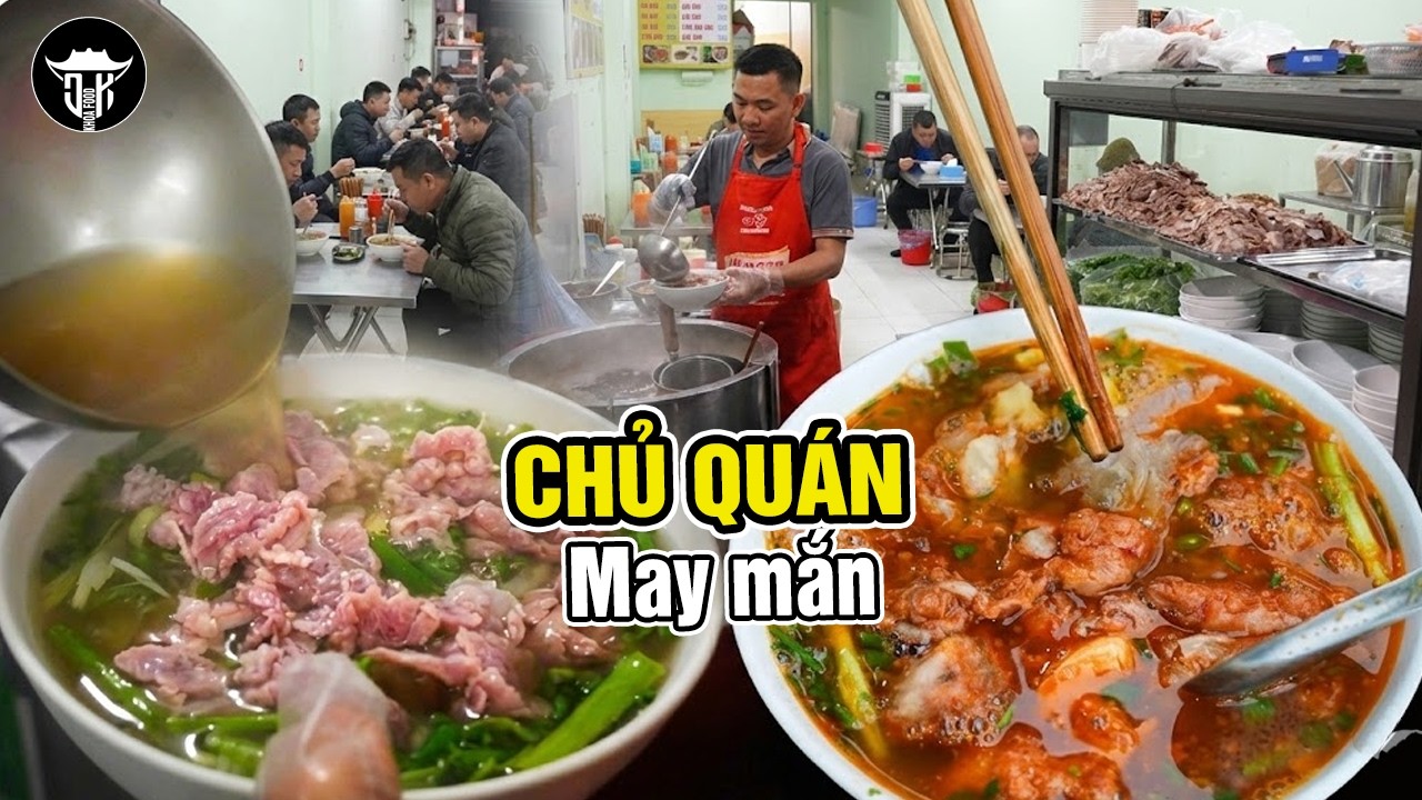 PHỞ B&Ograve; MAY MẮN NHẤT H&Agrave; NỘI 🌟C&acirc;u Chuyện BẤT NGỜ  🌟 đến B&aacute;t Phở Sốt Vang Vị Chẳng Giống đ&acirc;u