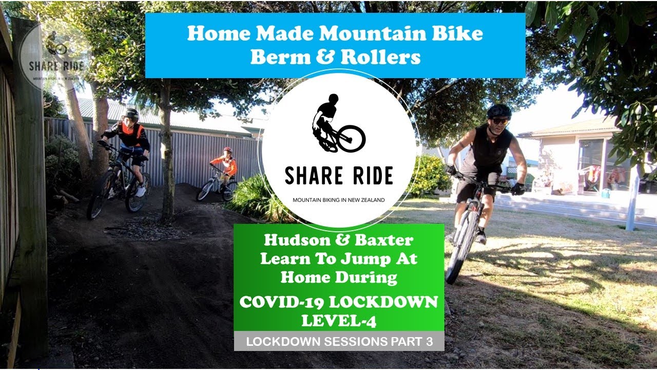 Keeping The Kids Busy Mountain Biking During Lockdown Part 3 Berms