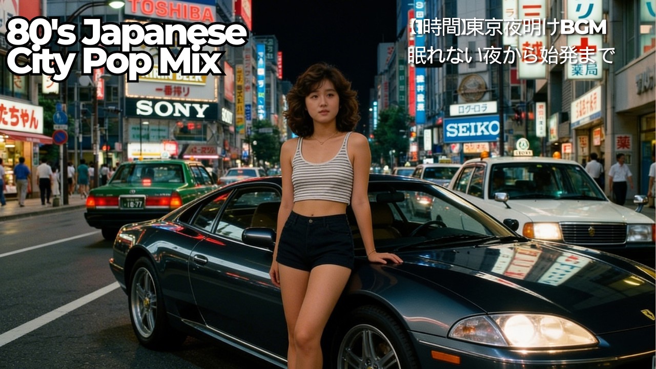 【1時間】東京夜明けBGM | 眠れない夜から始発まで | 80年代シティポップ Vol 5 | 5AM Shinjuku — Before Tokyo Wakes