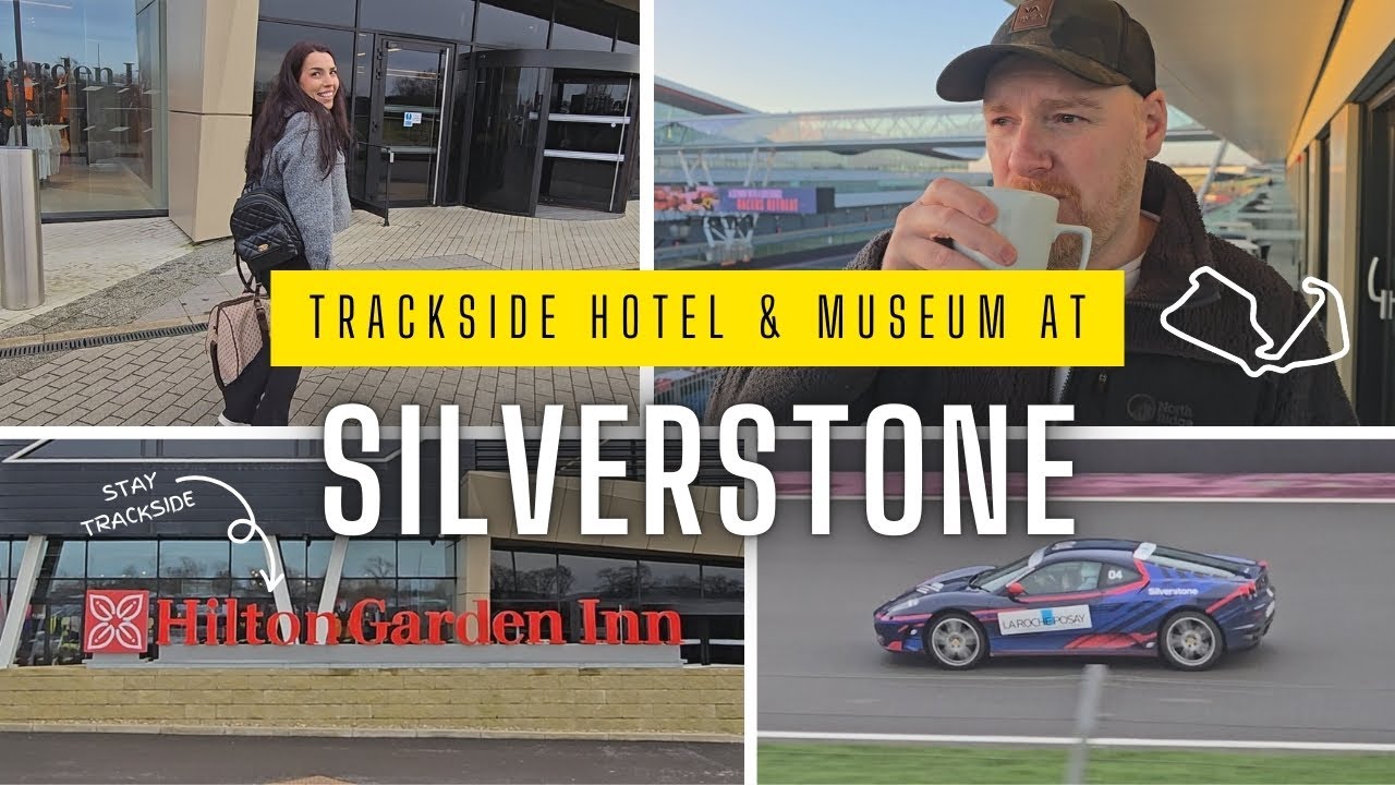 Staying Trackside at Silverstone! Hilton Garden Inn Hotel King Suite & Museum Tour