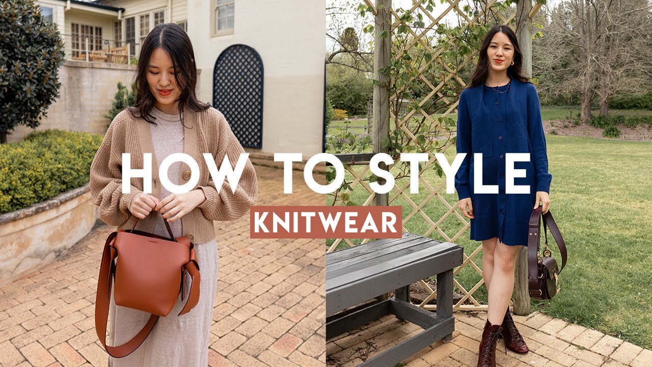 How To Style Different Knitwear | Fall Autumn Outfit Ideas Styling Knitwear