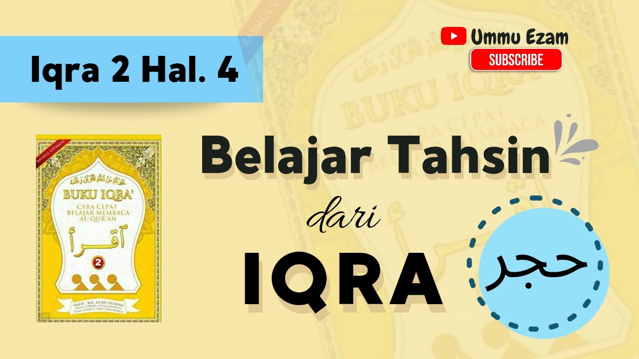 Belajar Iqra 2 Halaman 4 | #belajariqra