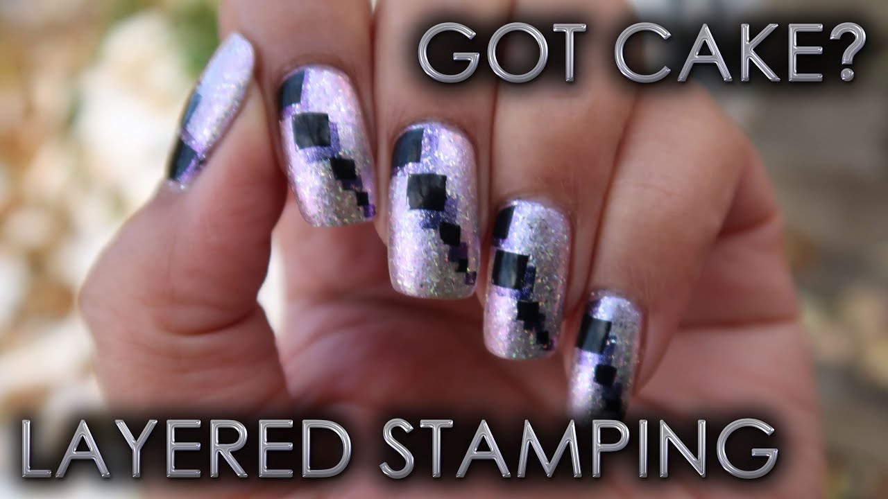 Got Cake? Layered Stamping | DIY Nail Art Tutorial | MSLP