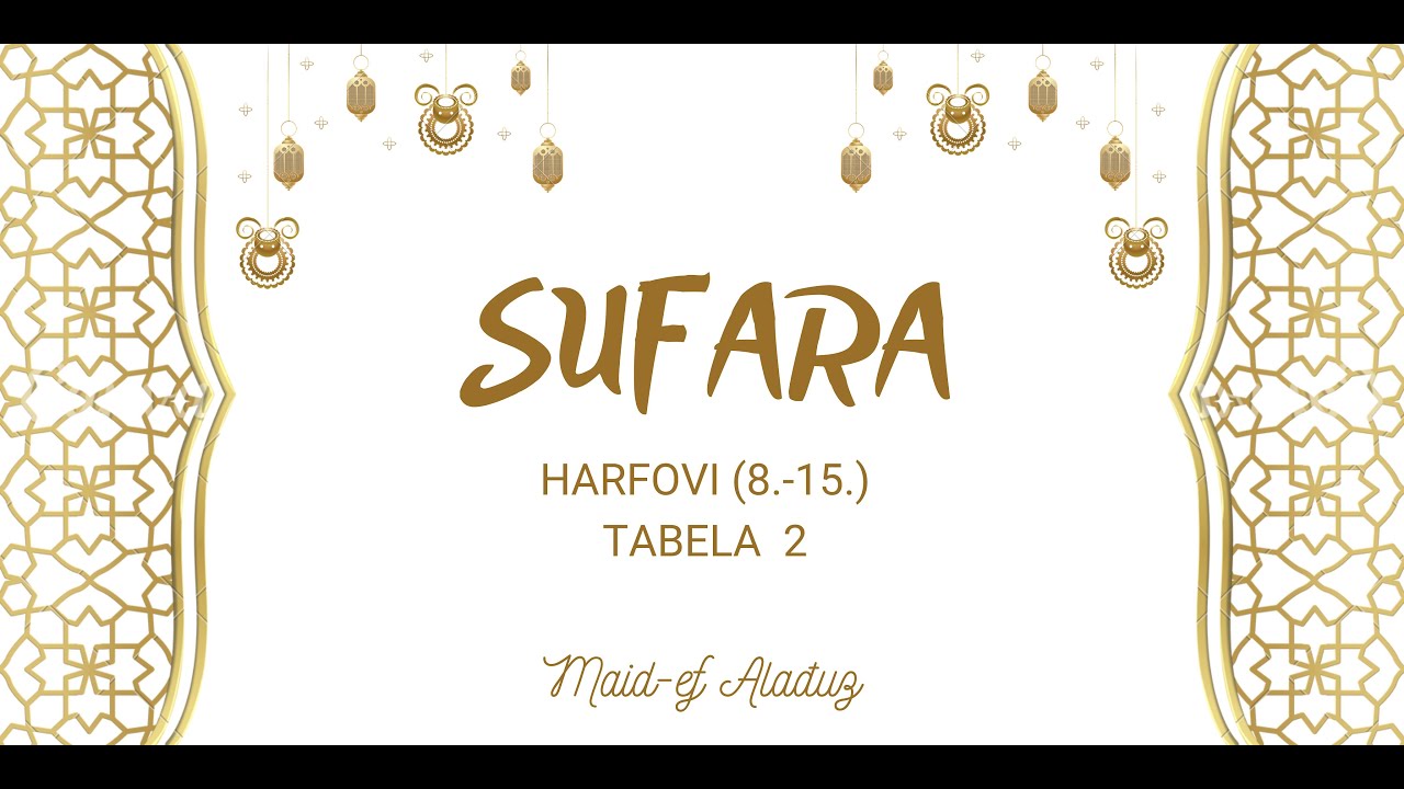 Oblici harfova (8.-15.) - TABELA 2