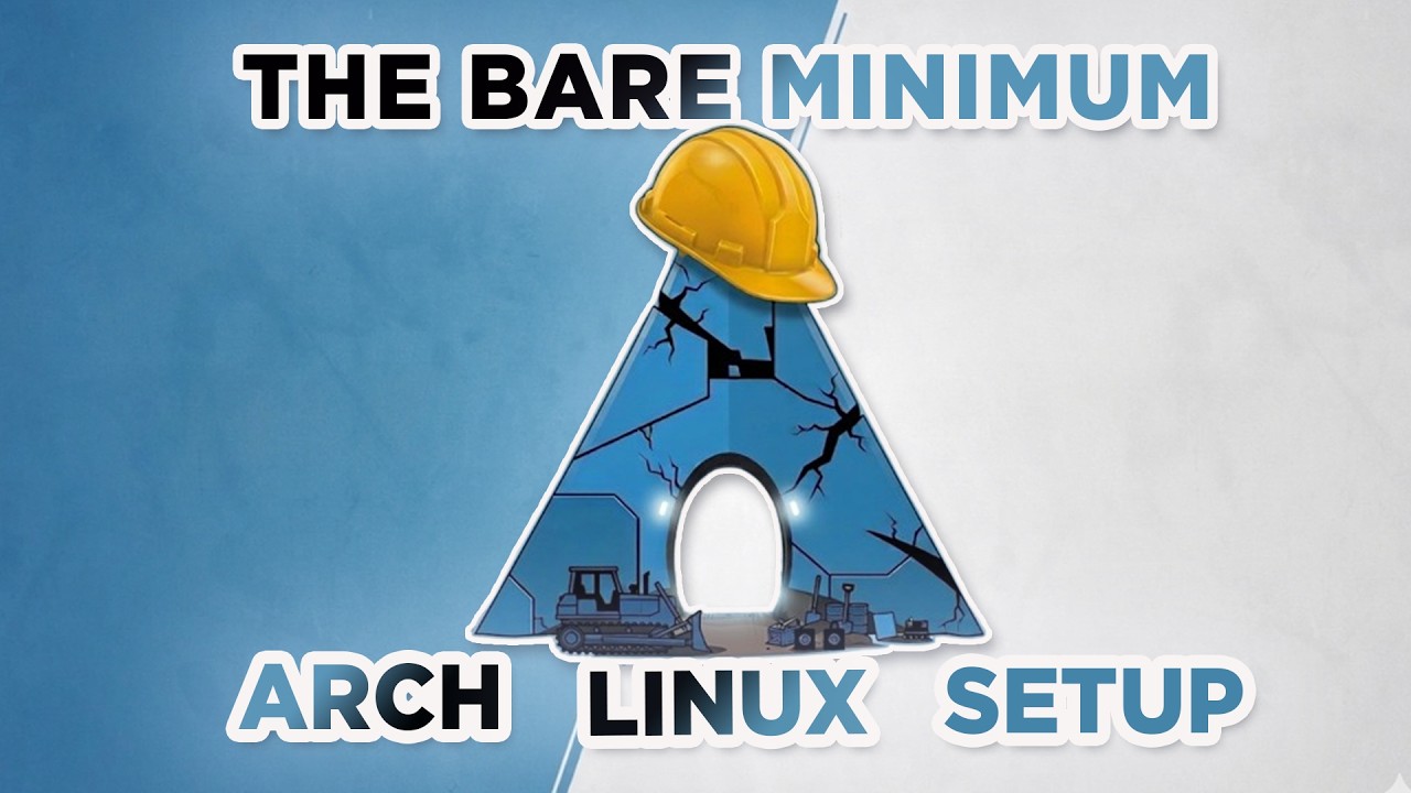 Данная установка Arch Linux невероятно минималистична.