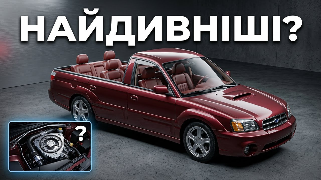 Крісла в кузові та роторні двигуни: ТОП-21 найдивніших пікапів.