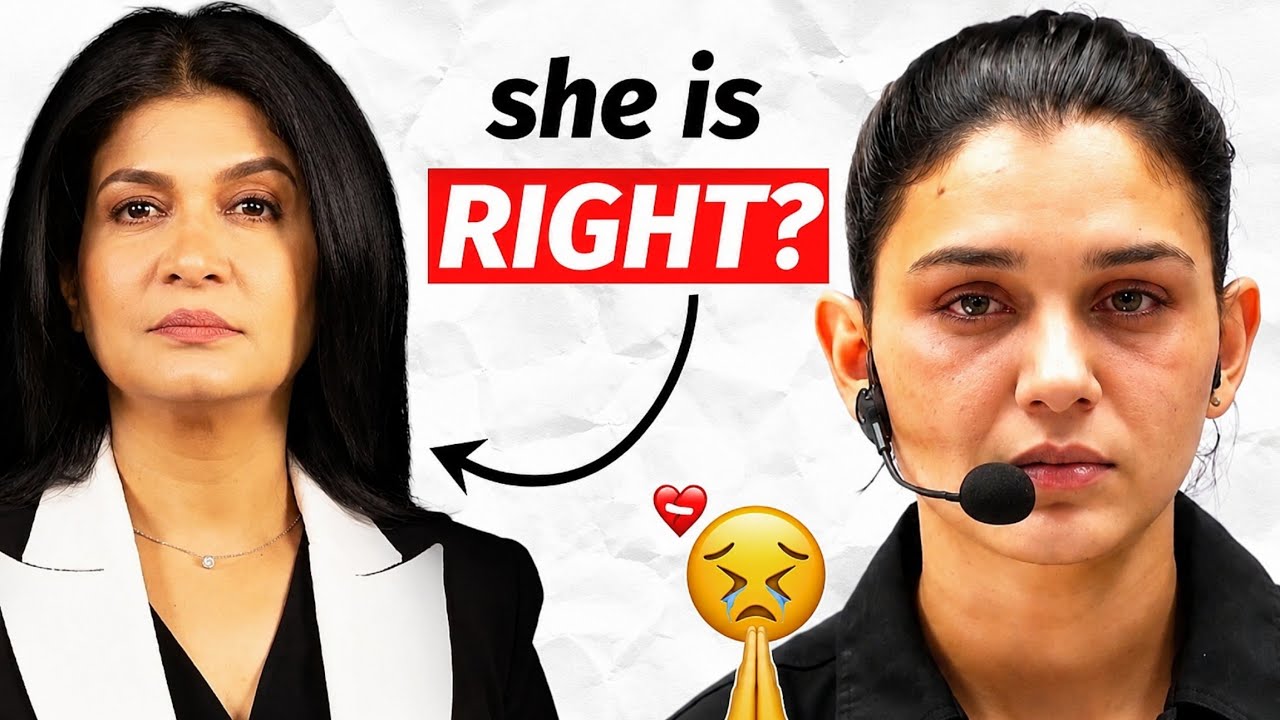 anjana om kashyap is RIGHT ⁉️ Himanshi Singh 🤕