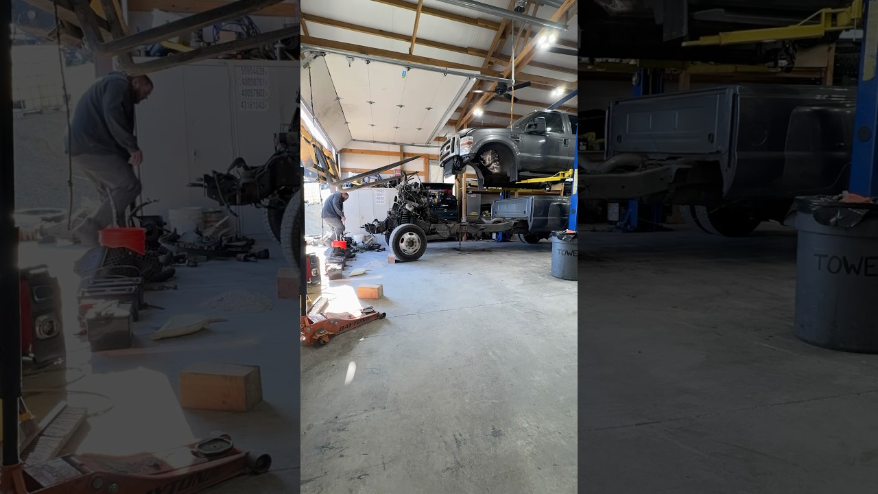 All this work for just one cracked piston #ford #mechanic #automobile ￼
