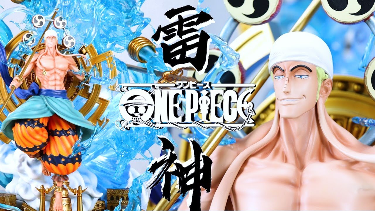 集美殿堂 雷神 艾涅爾 正版授權 GK 雕像 開箱 ! 海賊王 ONE PIECE / エネル Enel / Jimei Palace 集美殿堂 台灣編號No.1 /差點喊出-巴歐薩喀路嘎-的橘子