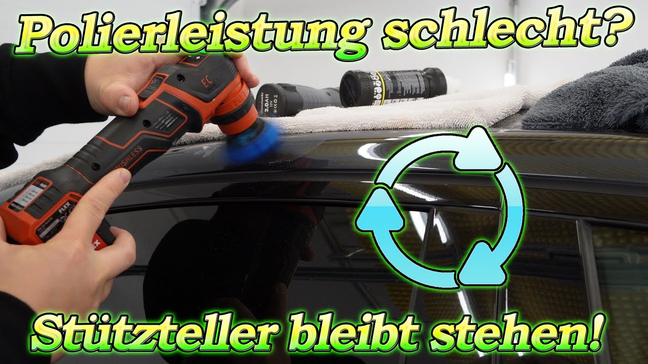 Polieren Starttipp #1 Dein Stützteller bleibt stehen? Kleiner Tipp mit großer Wirkung!