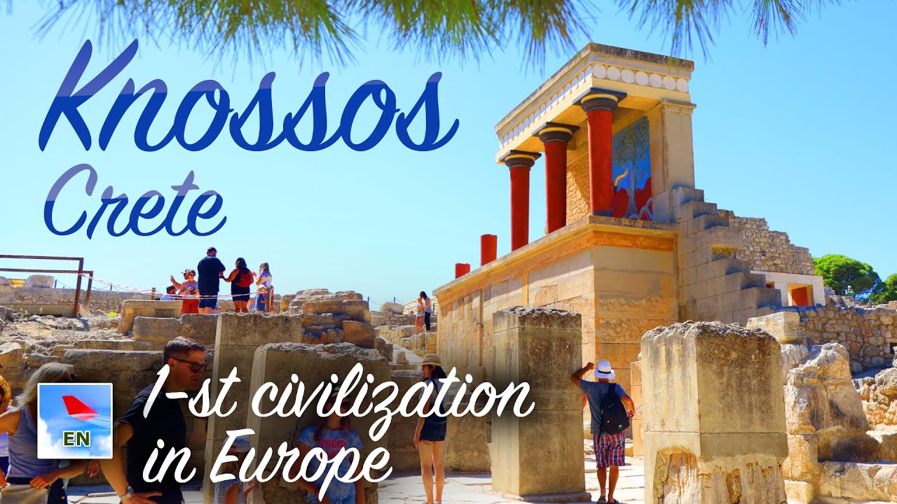 KNOSSOS: 1-st Civilization in Europe (Minoan Civilization), Crete. Ancient Greek Myths | GREECE