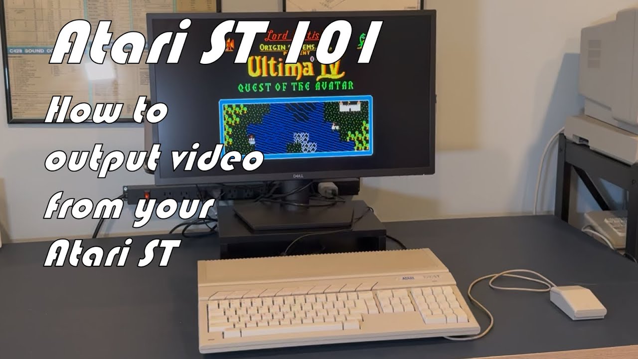 Получение видеовыходов с Atari ST. Atari ST 101