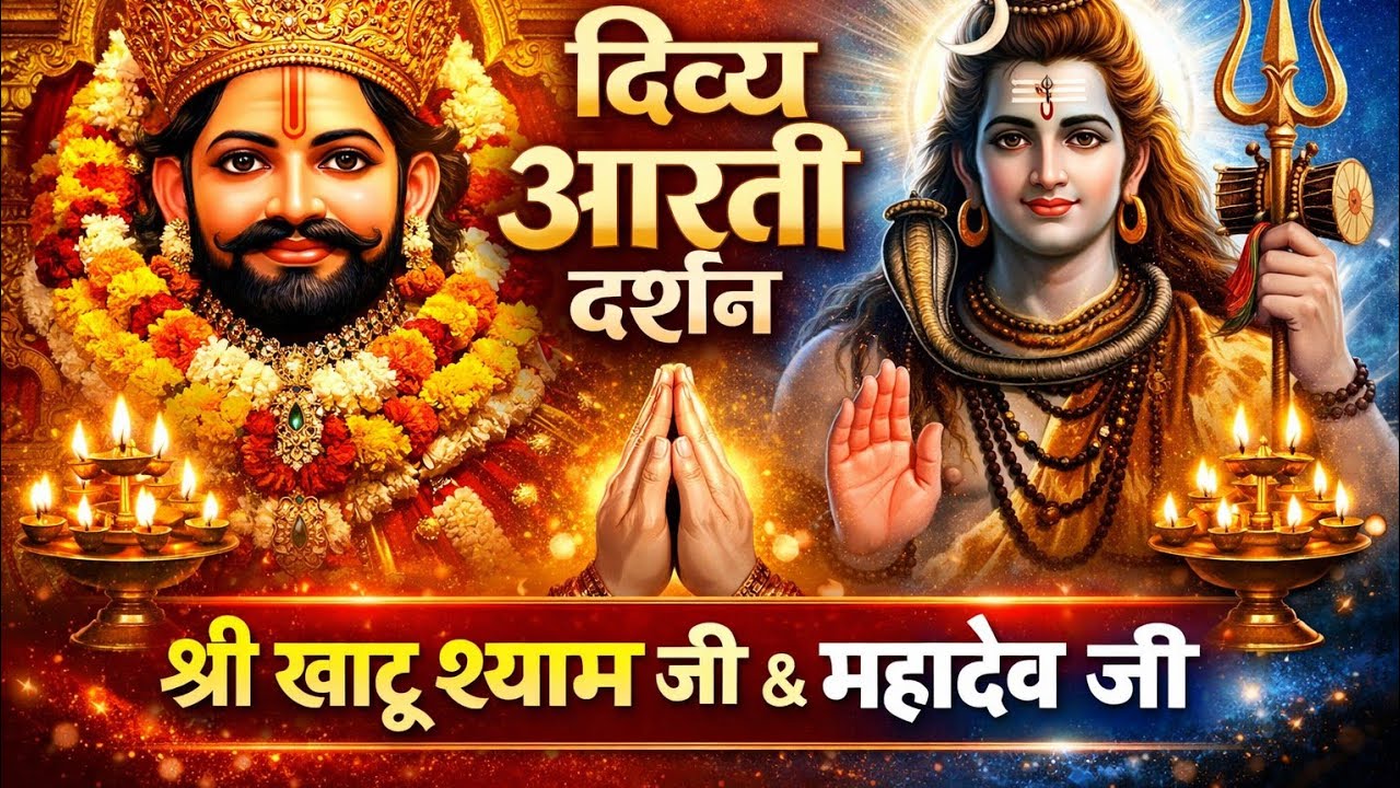 🔴 Live Aarti | Shri Khatu Shyam Ji & Mahadev Ji Ki Divya Aarti 🙏