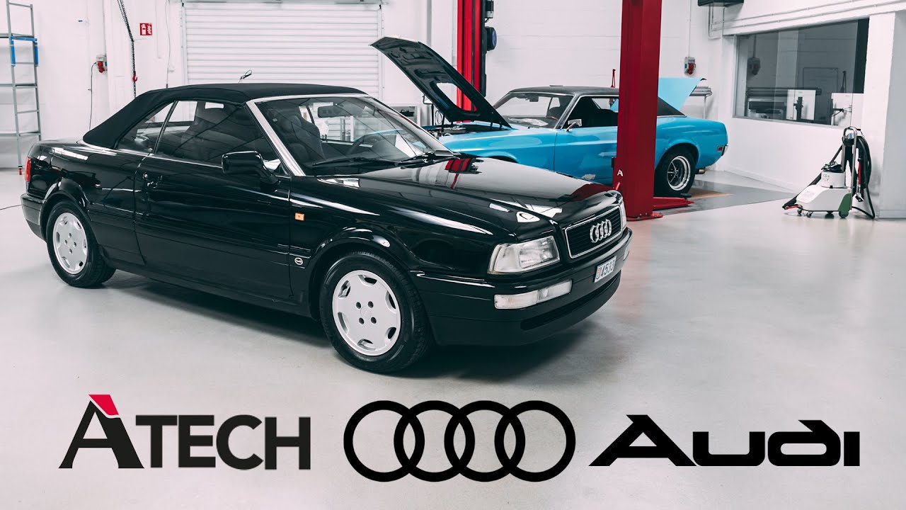 Презентация реставрации Audi 80 Cabrio: шедевр элегантности от Alcalà Technology