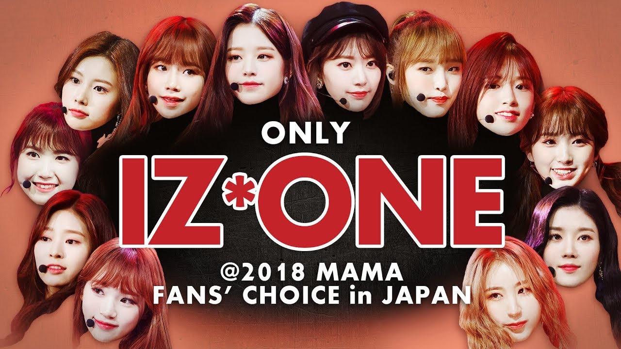 IZ*ONE at 2018 MAMA FANS' CHOICE  in JAPAN | All Moments