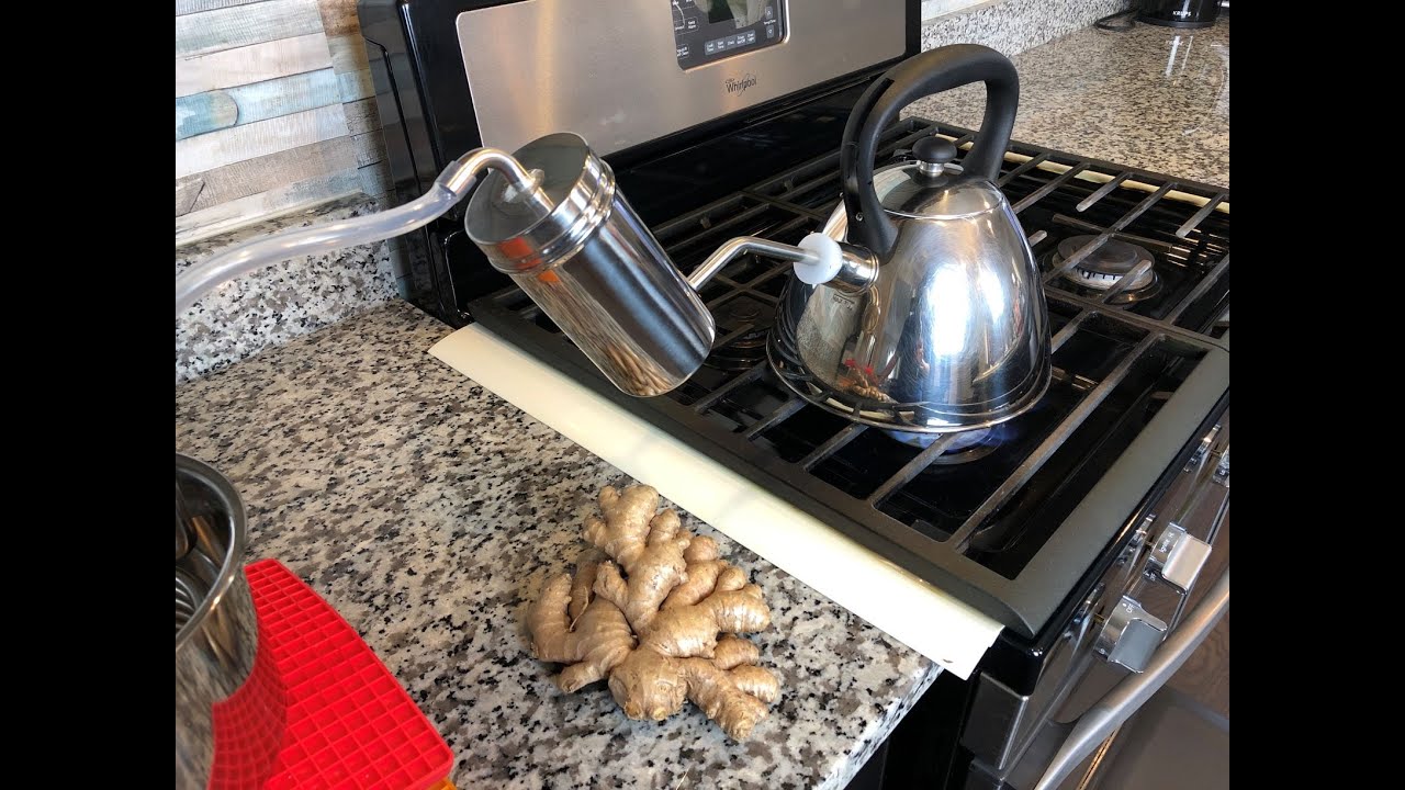 Making Ginger Hydrosol by Steam Distillation- LETIME