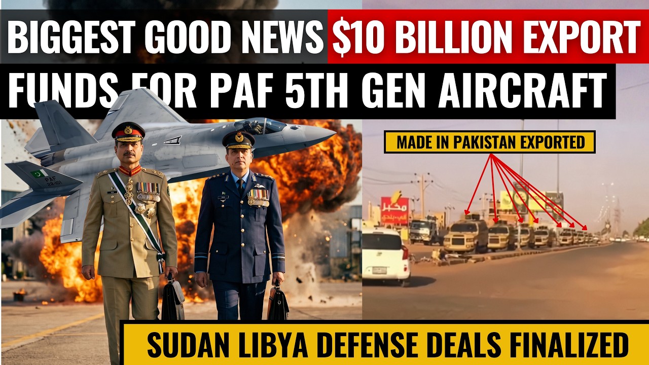 Big Good News $10 Billion Defense Export | Funds for PAF 5th Gen Aircraft | Defense Outpost