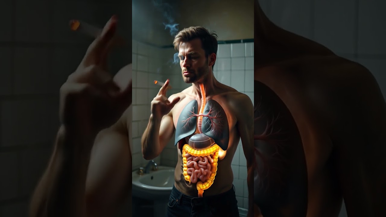 What Happens Inside Your Body When You Smoke a Cigarette | 3D Human Anatomy Animation