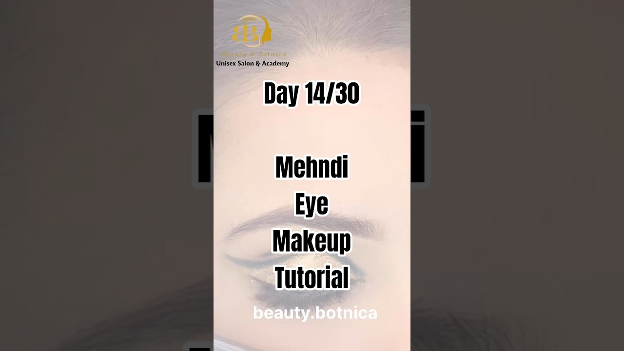 Day 14/30 | Mehndi Eye Makeup Look 💚✨ | Fresh Green Festive Eyes | 30 Days Eye Makeup Series