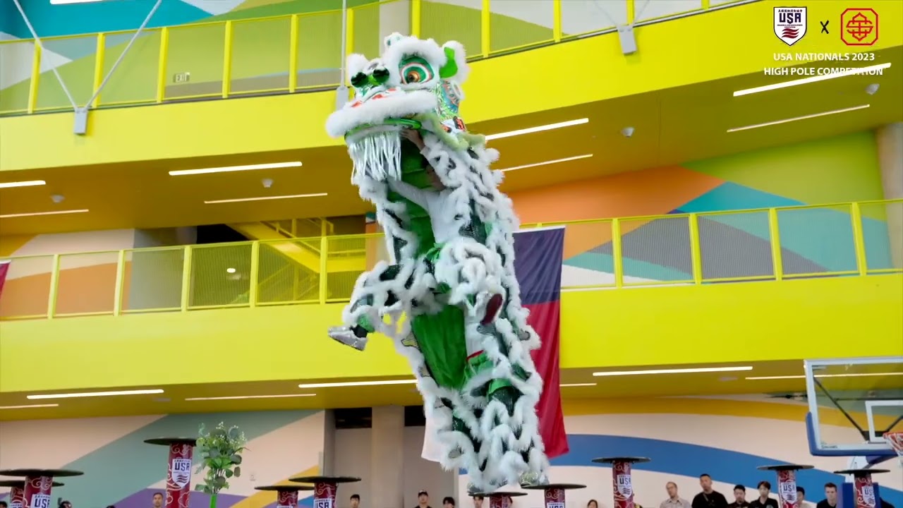 White Lotus - 2023 USA Lion Dance National Championship High Pole Category