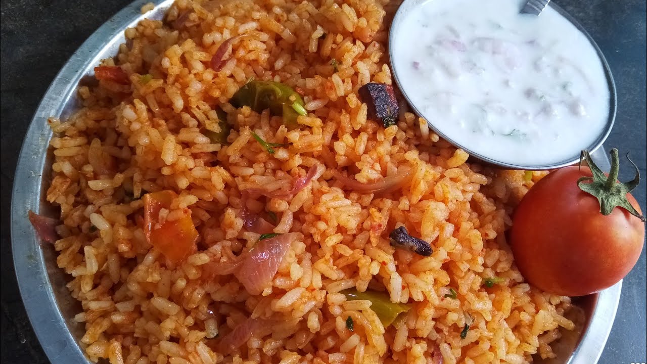 Tomato Rice|టమాటో రైస్|tomato ghee rice|how to make tomato rice|leftover rice|@geethaallrounder