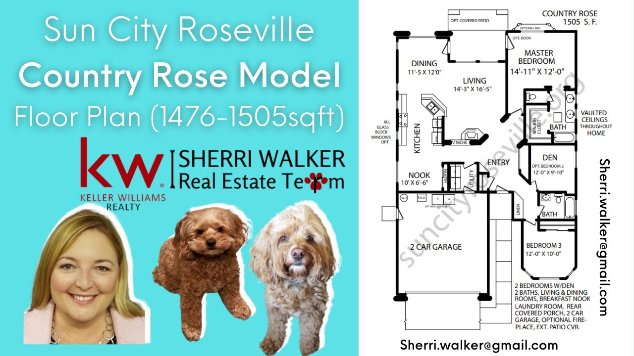 Sun City Roseville - Country Rose Floor Plan and Guided Tour - Sun City Roseville