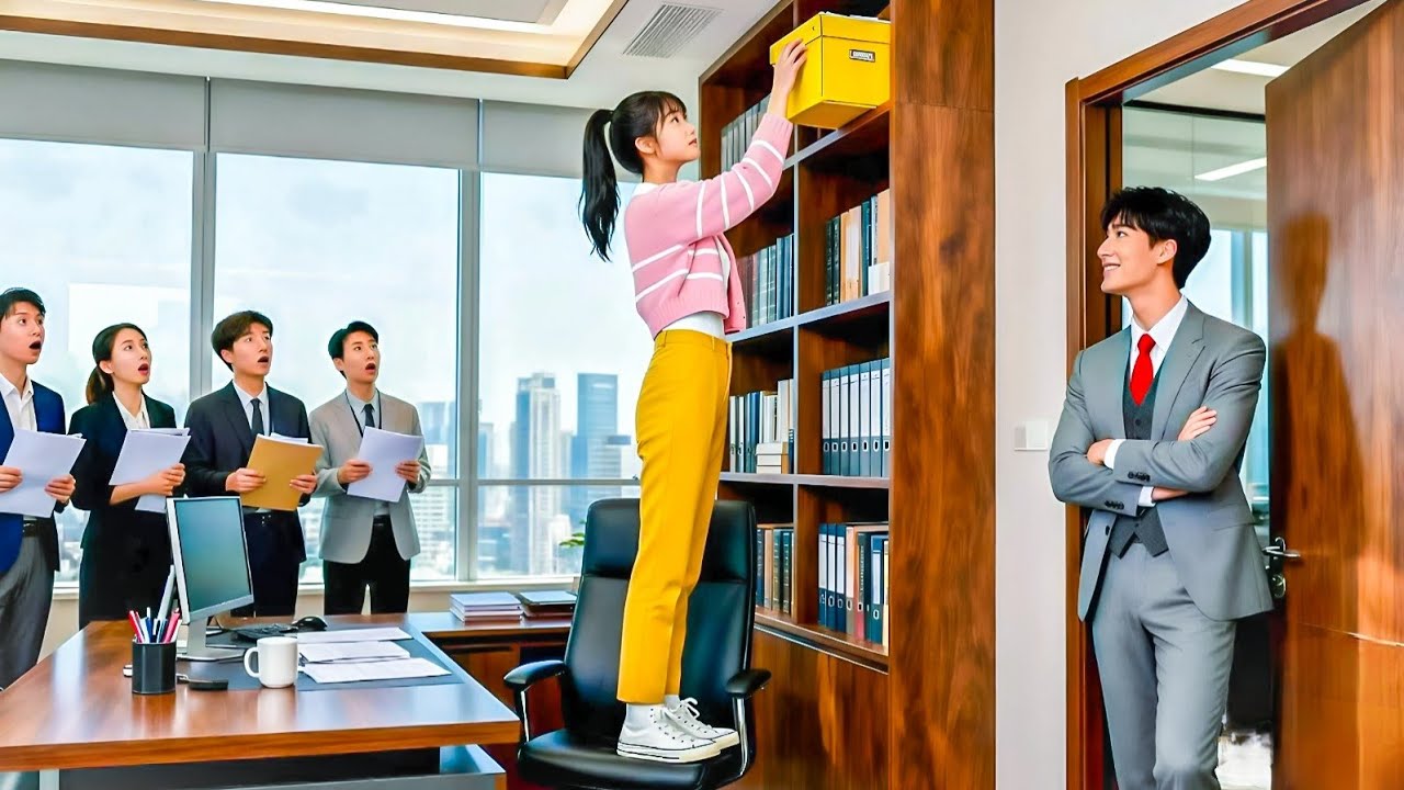 الكل بيخاف يتكلم مع الرئيس التنفيذي الا المتدربة الجديدة بتقف علي كرسي المدير