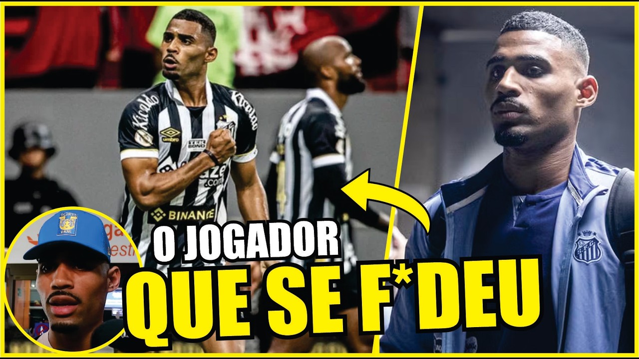 OLHA O QUE ACONTECEU COM O ZAGUEIRO JOAQUIM QUE ESTAVA JOGANDO MUITO NO SANTOS E ACABOU SUMINDO