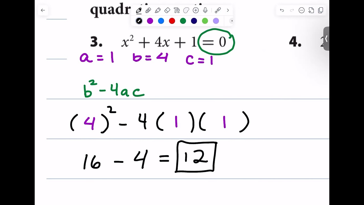 Quadratic Formula