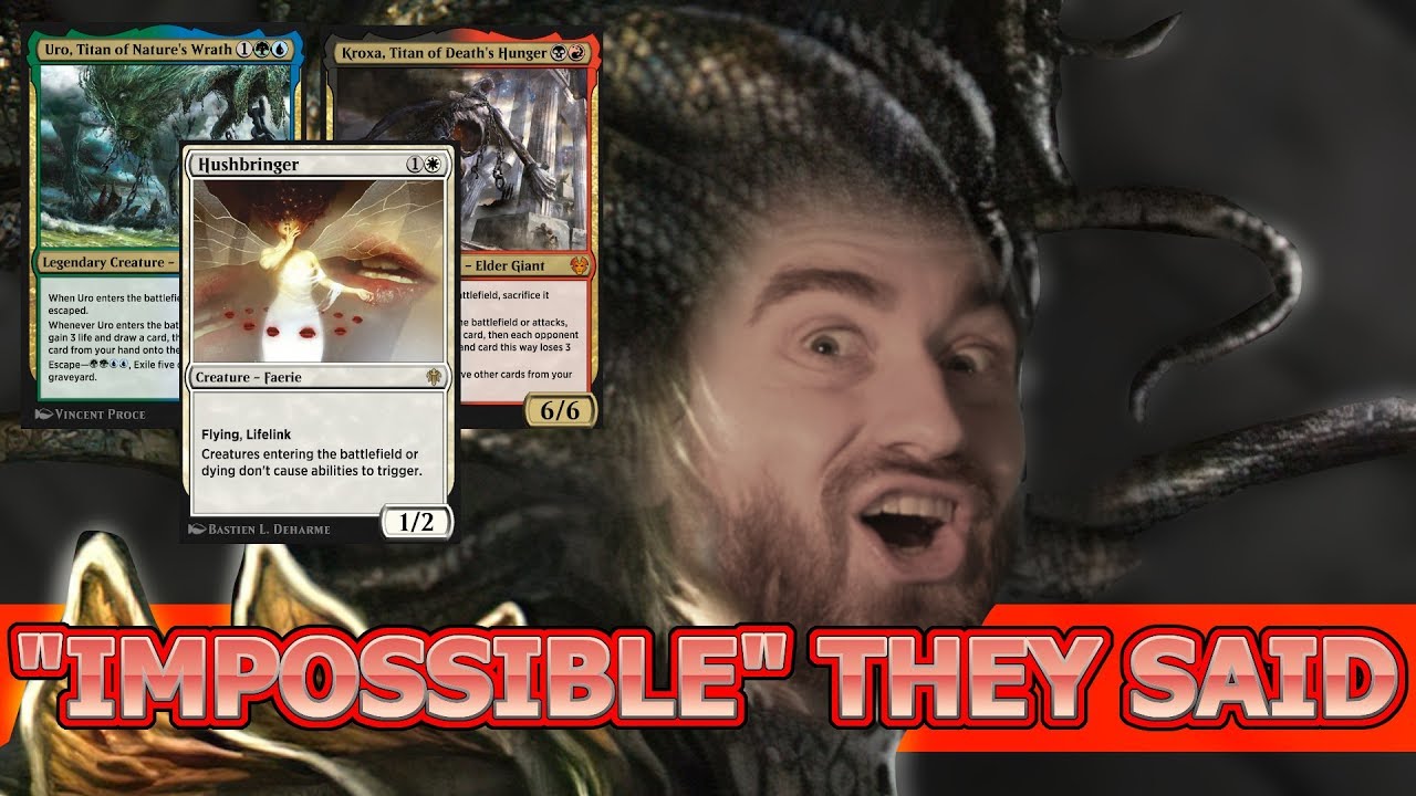WEIRD midrange strat crushes ladder with 5 Colors!? Hushbringer Titans Standard MTG Arena