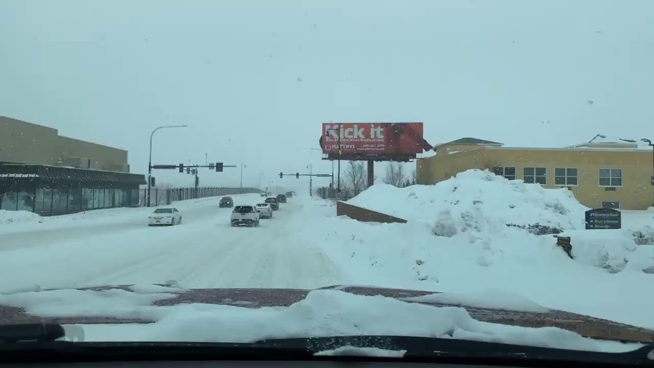 Minot, North Dakota Winter Storm 4/17/2022