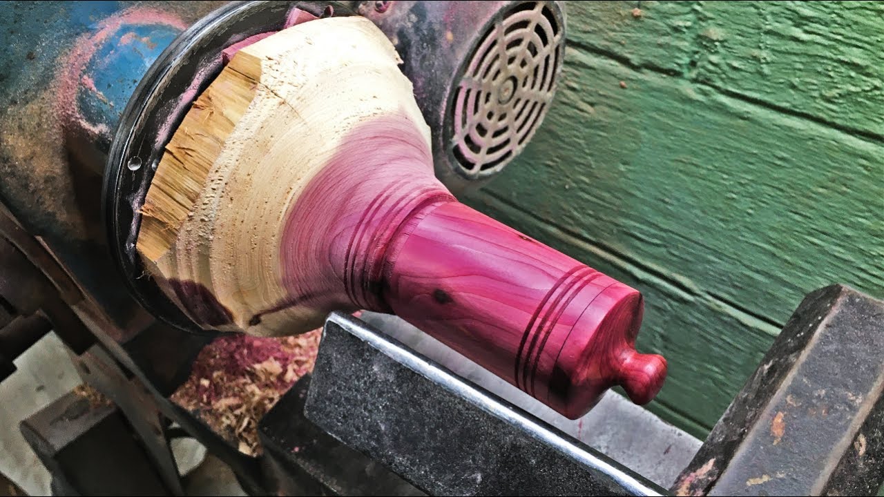 Woodturning Cedar Toothpick Jar
