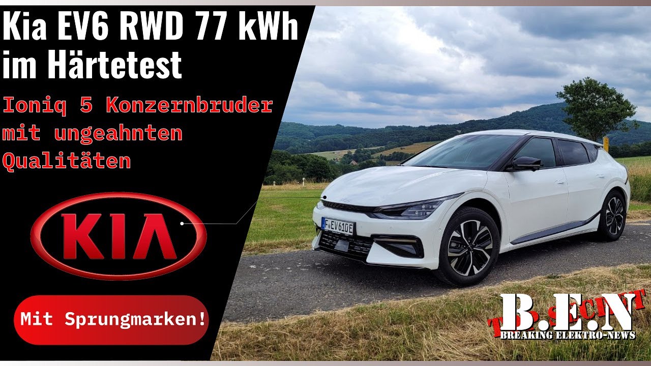 Kia EV6 RWD 77 kWh im HÄRTETEST - Ioniq 5 KONZERNBRUDER mit ungeahnten Qualitäten!