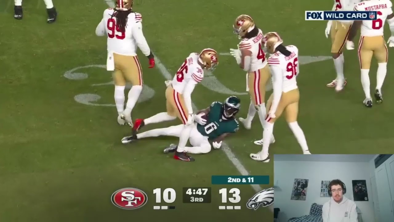 Vulffix reacts to Eagles vs Niners Wild Card game ! It gets sleepy ! The saltiness is insane !