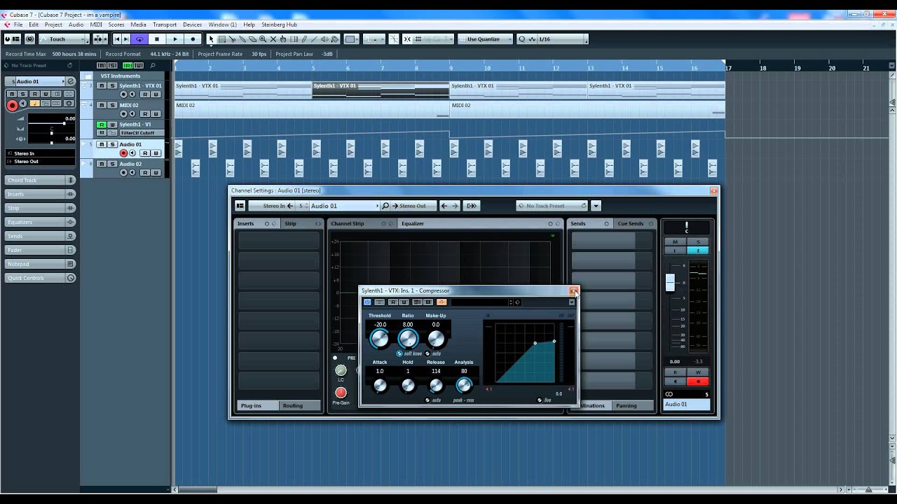 Cubase - Side chain Compression