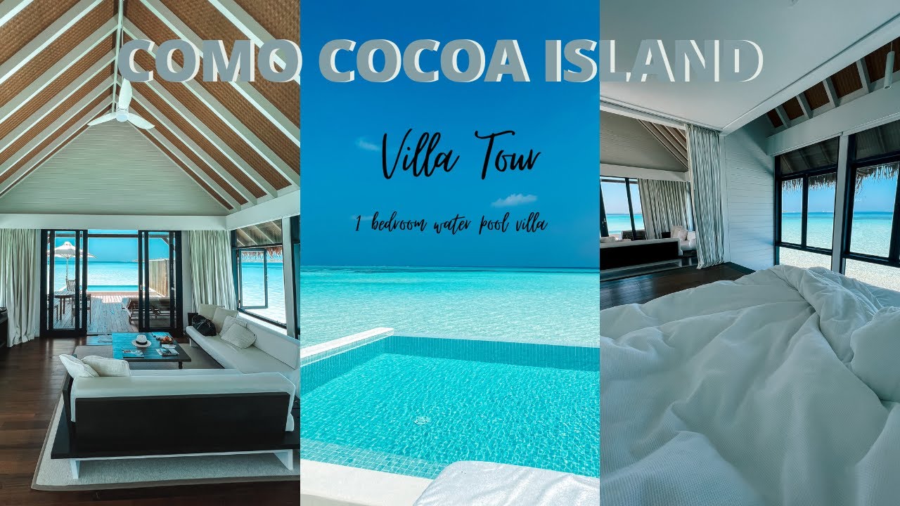 LUXURY ROOM TOUR | ONE BEDROOM WATER POOL VILLA | COMO COCOA ISLAND, MALDIVES