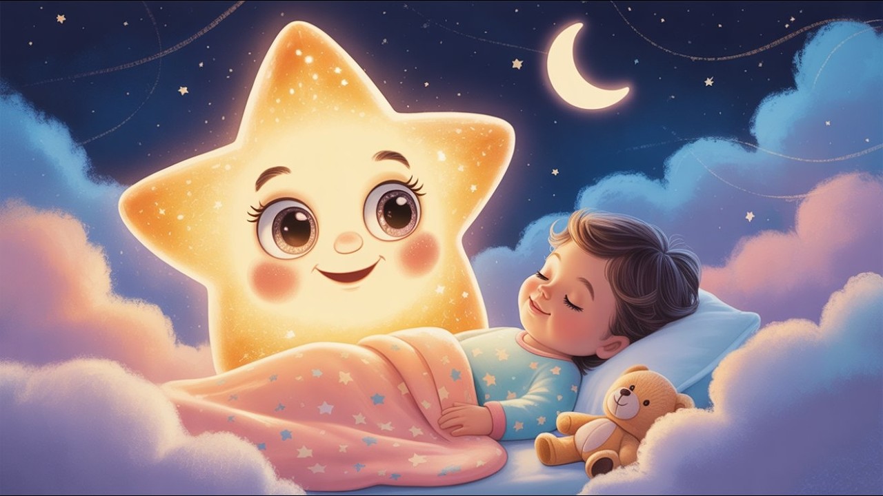 Baby Bedtime Song | Relaxing Soft Night Lullaby#twinklestarworld #babylullaby