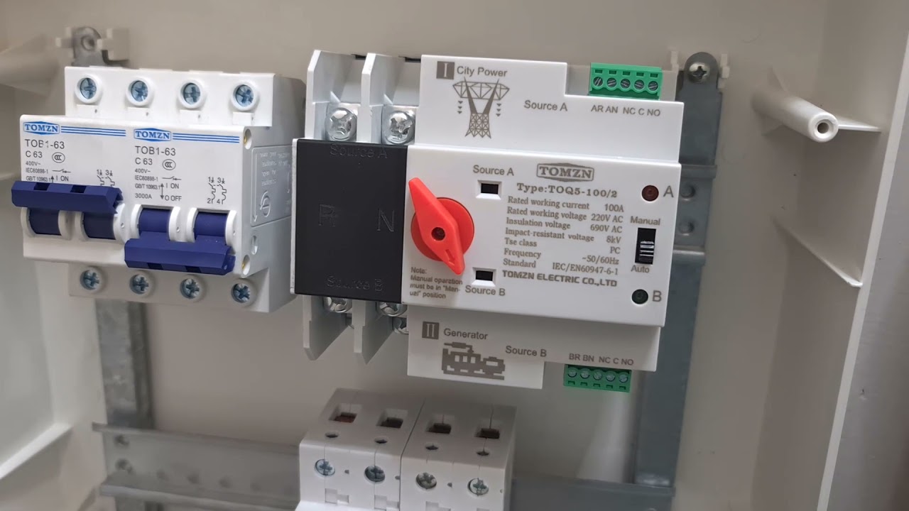 Transferencia automática  para grupo electrógeno  económico