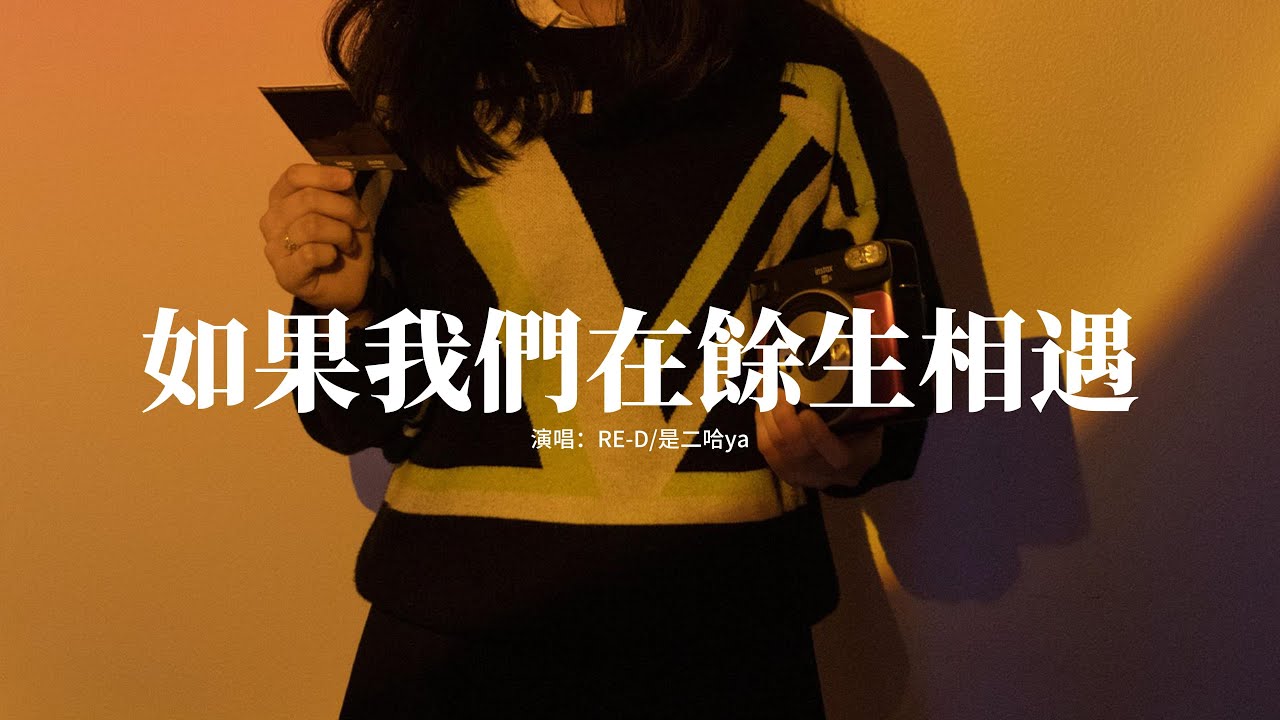 RE-D/是二哈ya  - 如果我們在餘生相遇『如果未來碰上伯樂 愛情碰上雙魚座，它們連在一起我會不會是幸福的。』【動態歌詞MV】