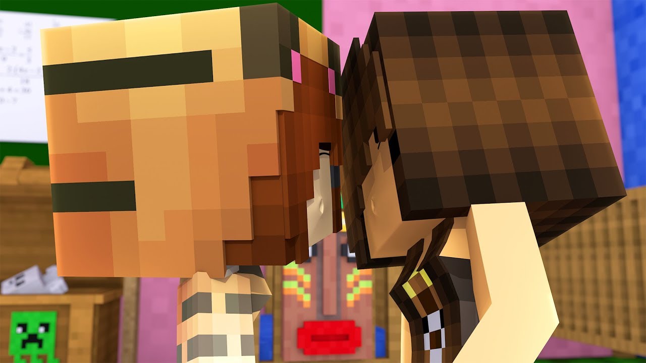 Minecraft Daycare - KISSING GOLDY !? (Minecraft Roleplay)