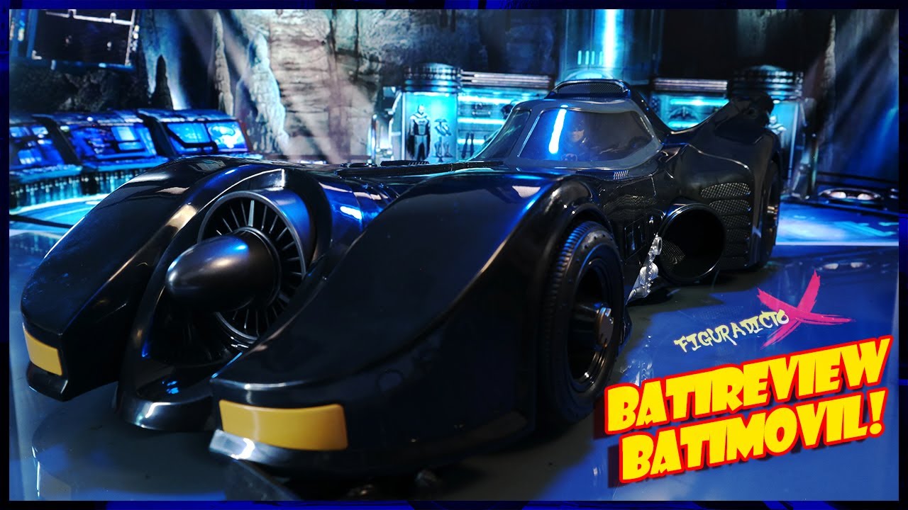 Review Batman Batmobile 🦇 1989 McFarlane Toys The Flash Movie Vehicle Unboxing Espa&ntilde;ol